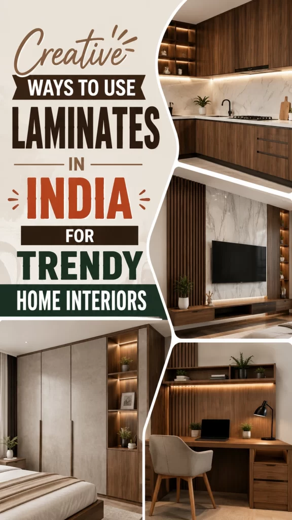Creative Ways to Use Laminates in India for Trendy Home Interiors