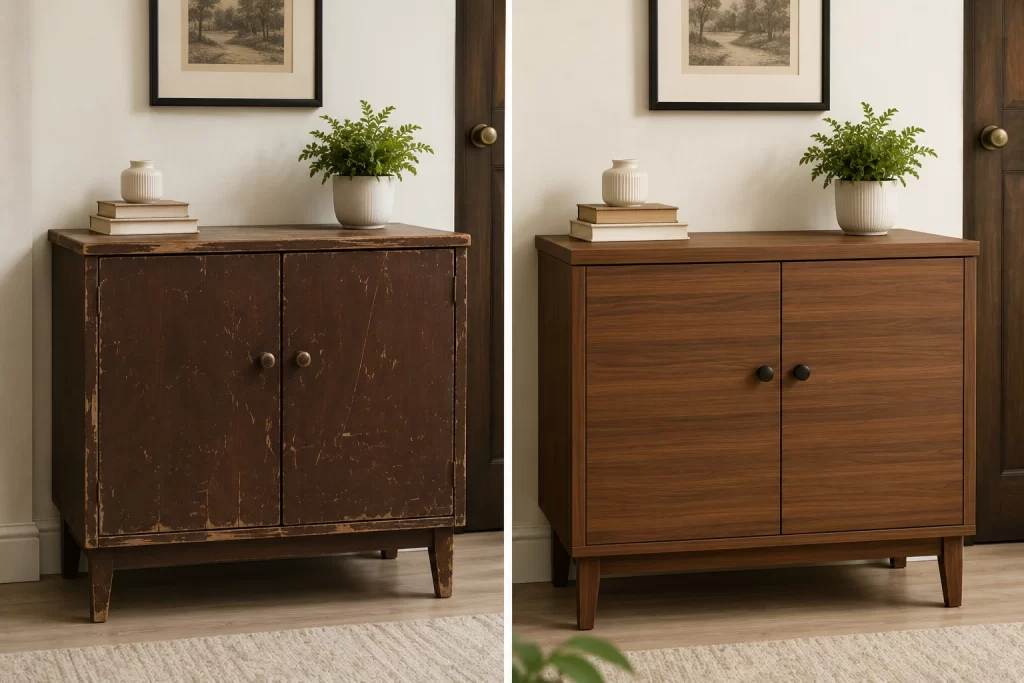 Revamp Old Furniture Using Wooden Finish Laminates