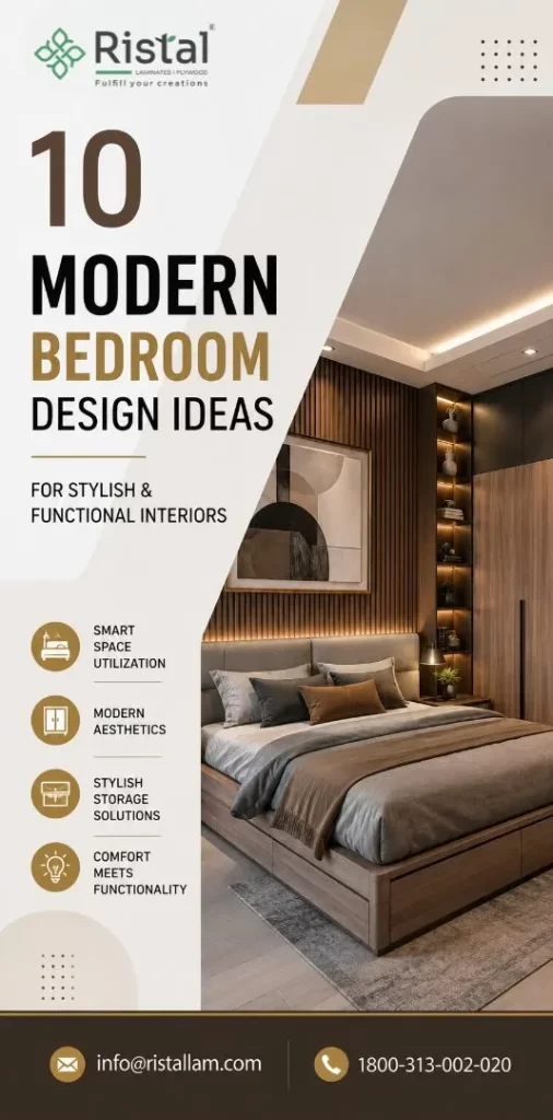 10 Modern Bedroom Design Ideas for Stylish and Functional Interiors